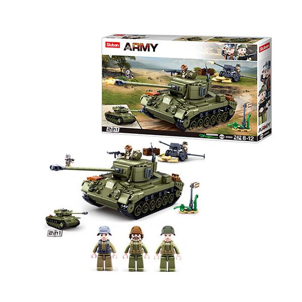 

Конструктор SLUBAN M38-B0860 АРМИЯ - Танк (742 дет.)
