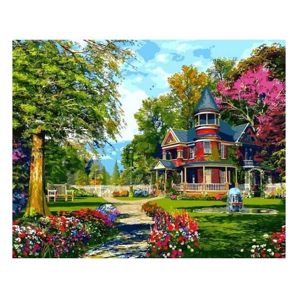 

Картина по номерам Уютная дача VP1289, Babylon, 40x50 см.