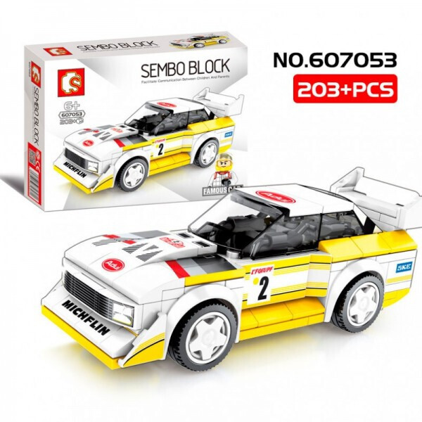 

Конструктор SEMBO 607053 ГОНКА - Машина (203 дет.)