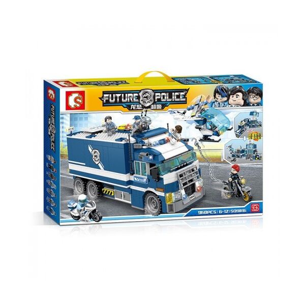 

Конструктор SENCO 509816 ГОРОД - Полицейский фургон (960 дет.)