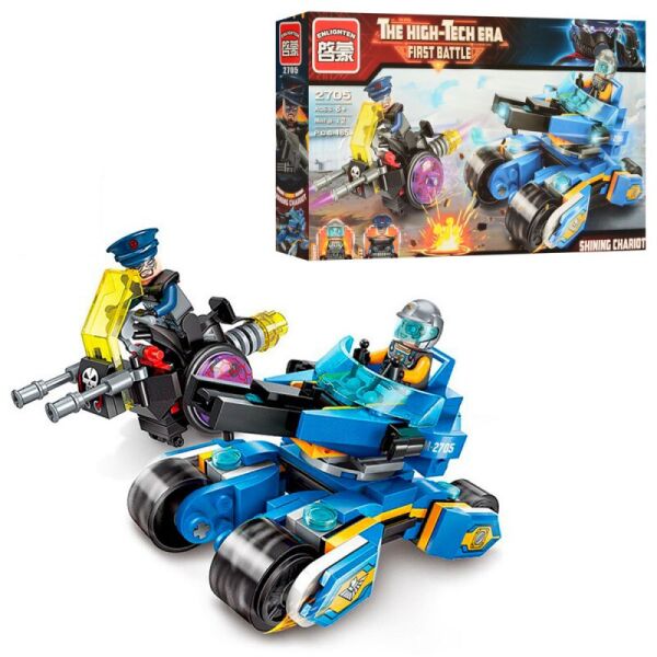 

Конструктор Enlighten Brick 2705 БИТВЫ БУДУЩЕГО - Вонееные багги (185 дет.)