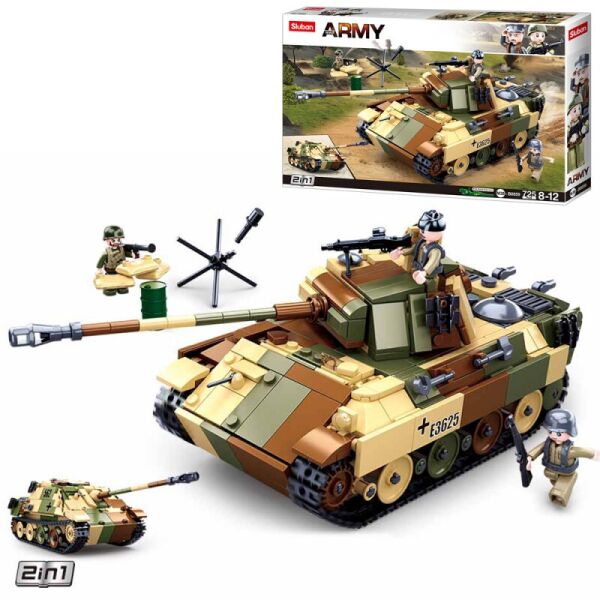 

Конструктор SLUBAN M38-B0859 АРМИЯ - Танк (725 дет.)