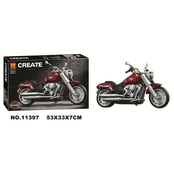 

Конструктор BELA (Lary) 11397 ТЕХНИК - Мотоцикл Harley-Davidson (1 023 дет.)