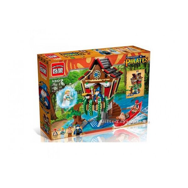 

Конструктор Enlighten Brick 1309 ПИРАТЫ - Дом (506 дет.)