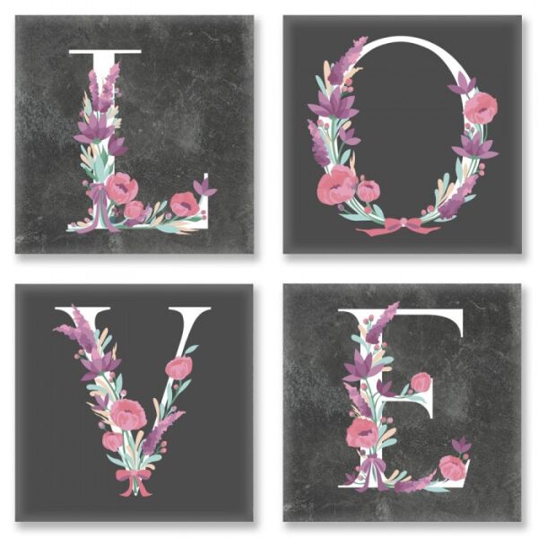 

Набор для росписи по номерам. LOVE Лофт 18*18 см*6,5 CH103