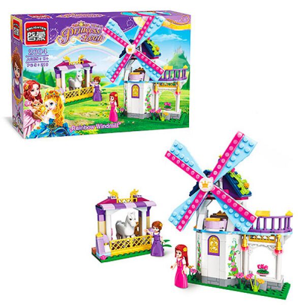 

Конструктор Enlighten Brick 2604 ПРИНЦЕССЫ - Мельница (210 дет.)