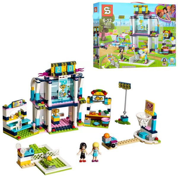 

Конструктор SENCO SY1033 ПОДРУЖКИ - Спортивная арена (493 дет.)