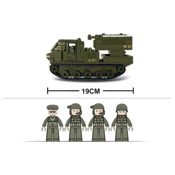 

Конструктор SLUBAN M38-B0303 АРМИЯ - Военная машина (314 дет.)