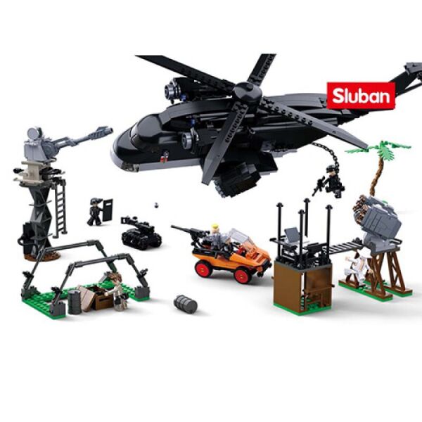 

Конструктор SLUBAN M38-B0775 ПОЛИЦИЯ - Полицейский вертолет (830 дет.)