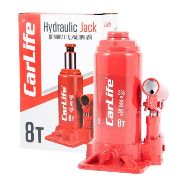 

Домкрат CarLife BJ408 8т 200-385 мм