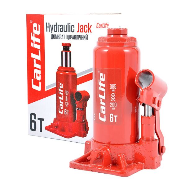 

Домкрат CarLife BJ406 6т 200-385 мм
