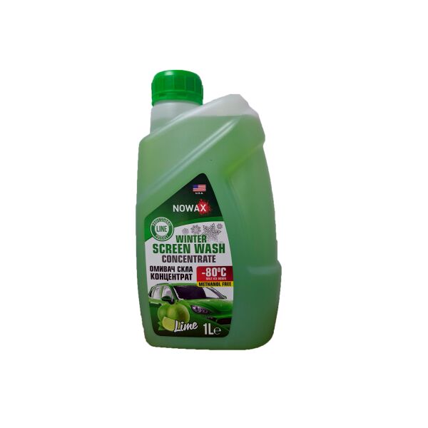 

Очиститель стекла концентрат NOWAX 1L -80°С Lime NX01150