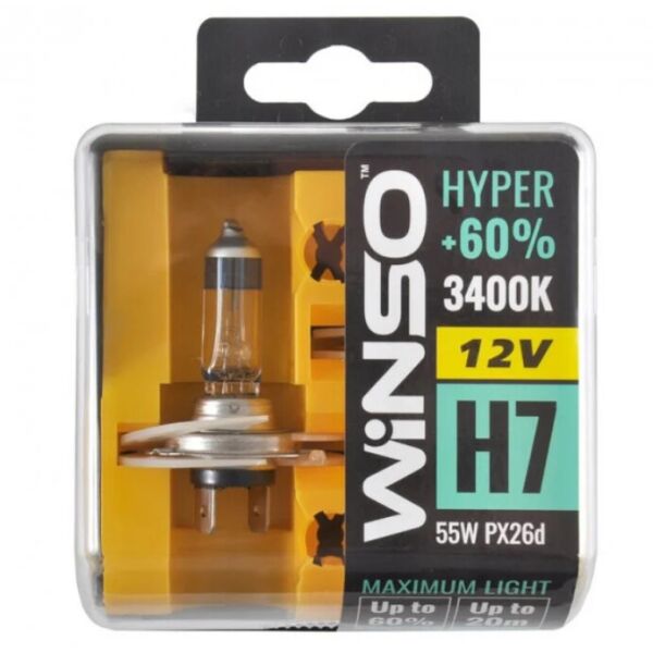 

Галогенная лампа Winso Hyper +60% H7 PX26d 55W 12V 712730 (2 шт.)