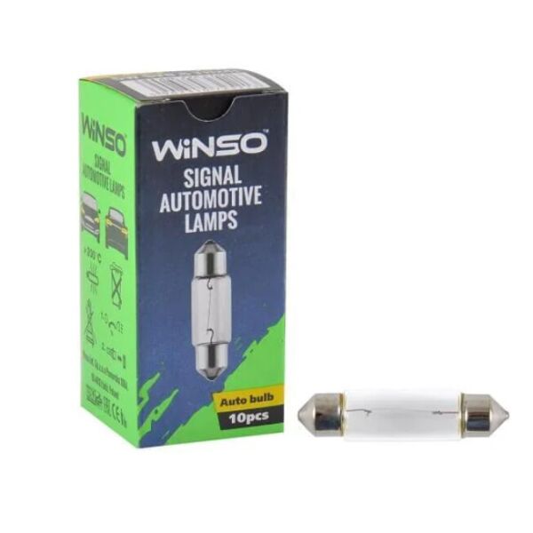 

Лампа Winso C10W 10W 24V SV8.5 T11x41 725220
