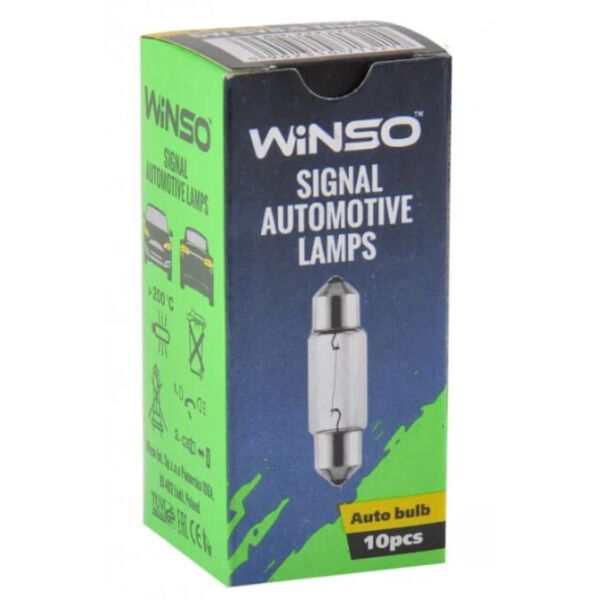 

Лампа Winso 12V SV8.5 T11x41 C5W 5W 713210
