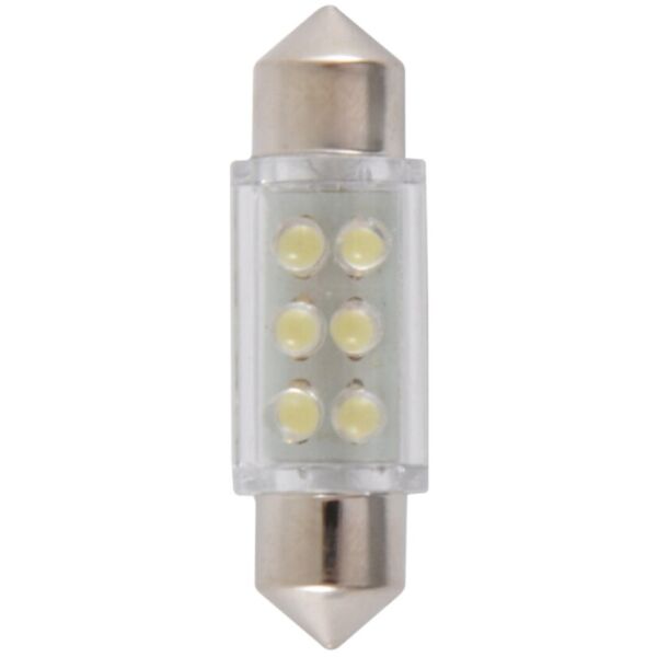 

LED лампа WINSO 12V FLUX SV8.5 T11x36 6LEDS white 127700