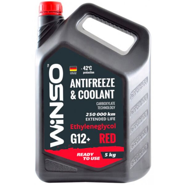 

Антифриз Winso Red G12+ -42°С 5 кг красный 880910