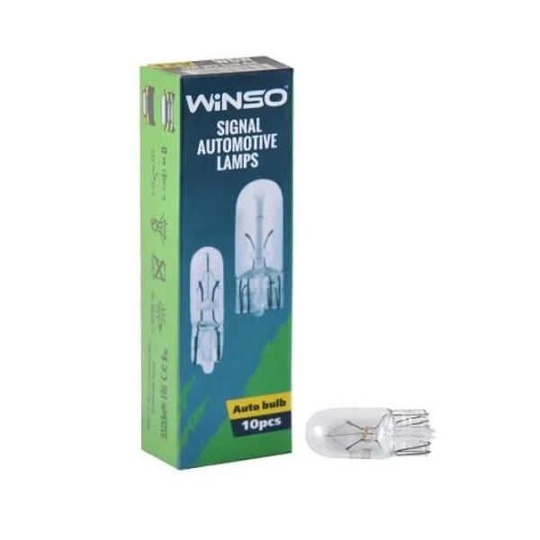 

Лампа Winso W5W 5W 12V W2.1x9.5d 713230