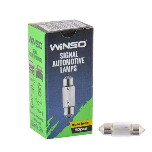 

Лампа Winso 12V SV8.5 T11x31 C10W 10W 713200