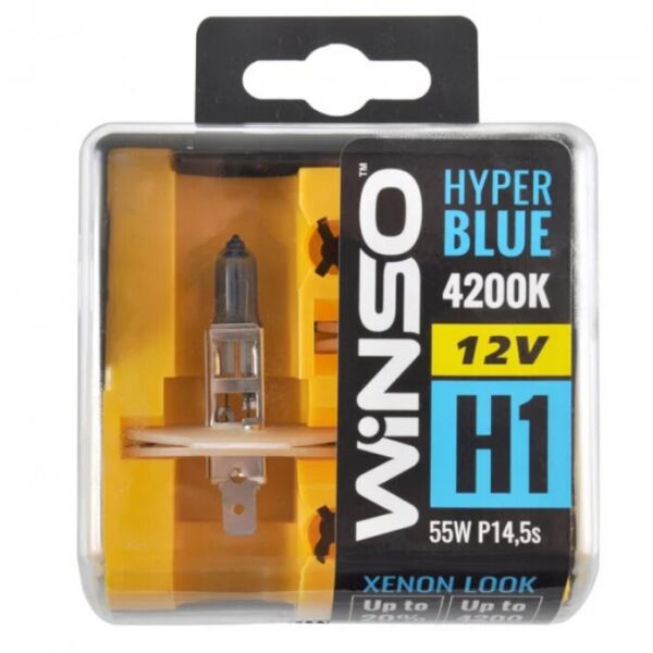 

Галогенная лампа Winso Hyper Blue H1 P14.5s 55W 12V 712150 (2 шт.)