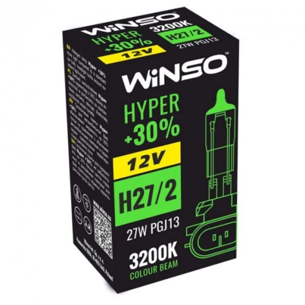 

Галогенная лампа Winso Hyper +30% H27/2 PGJ13 27W 12V 712890