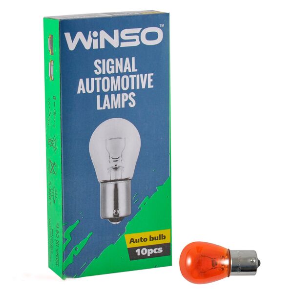 

Лампа Winso PY21W BAU15s 12V Amber yellow 713110