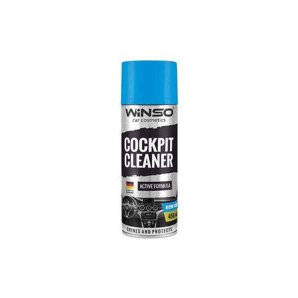 

Полироль для панели приборов WINSO Cockpit Cleaner New Car 450 мл 840570