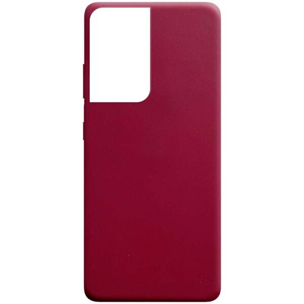 

Силиконовый чехол Candy для Samsung Galaxy S21 Ultra (Бордовый) (1101163)