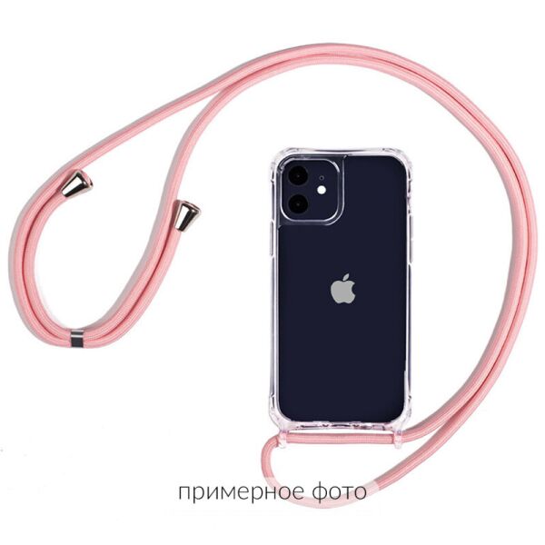 

Чехол TPU Crossbody Transparent для Apple iPhone XR (6.1") (Розовый) (1100933)