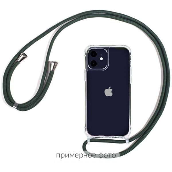 

Чехол TPU Crossbody Transparent для Apple iPhone 11 Pro Max (6.5") (Зеленый / Forest green) (1100841)