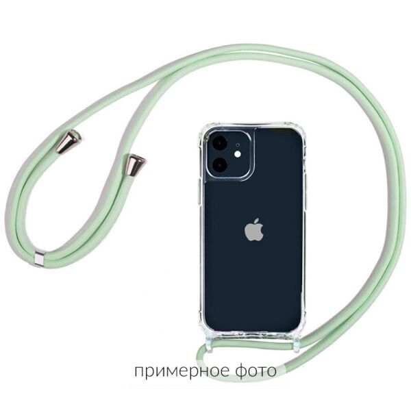 

Чехол TPU Crossbody Transparent для iPhone 7 (4.7'') (Мятный) (1100878)
