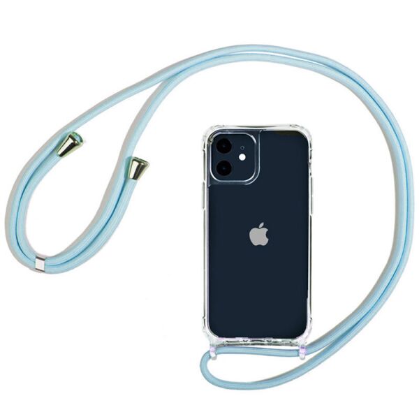 

Чехол TPU Crossbody Transparent для Apple iPhone 11 (6.1") (Голубой) (1100805)