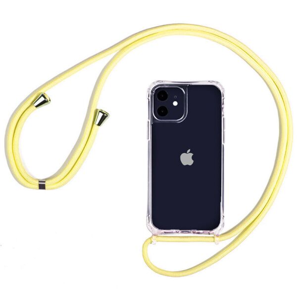 

Чехол TPU Crossbody Transparent для Apple iPhone 11 (6.1") (Желтый) (1100806)