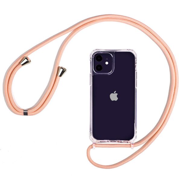 

Чехол TPU Crossbody Transparent для Apple iPhone 11 (6.1") (Персиковый) (1100812)