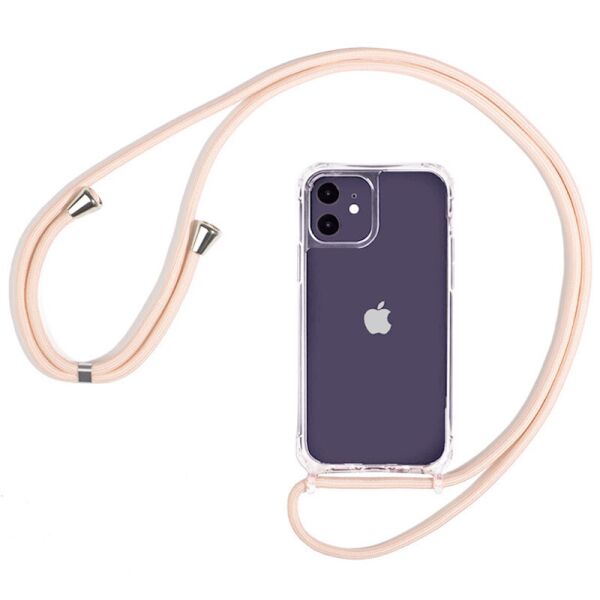 

Чехол TPU Crossbody Transparent для Apple iPhone 11 (6.1") (Пудровый) (1100813)