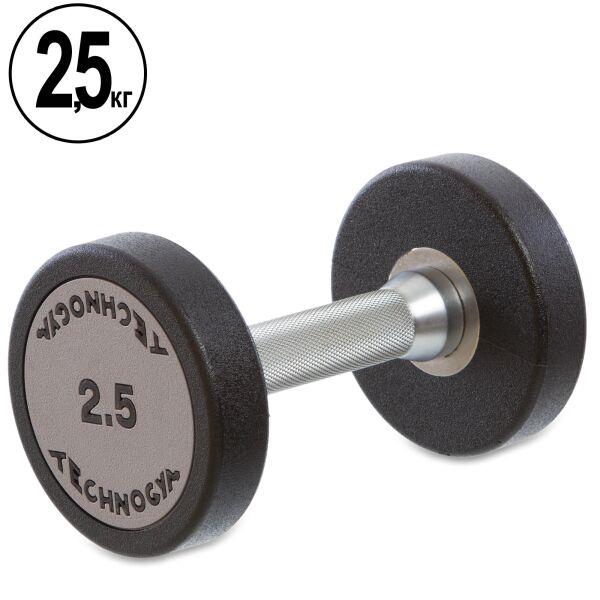 

Гантель профессиональная полиуретановая Technogym (TG-1834-2_5), 2,5кг