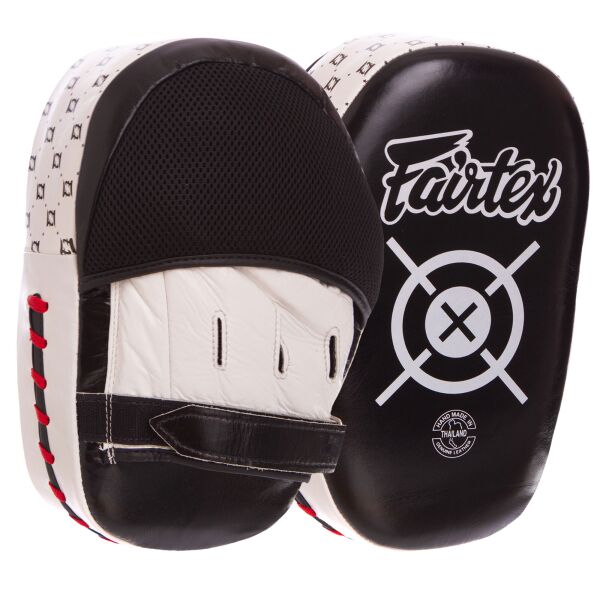 

Лапа изогнутая кожаная Fairtex FMV11, черно-белая