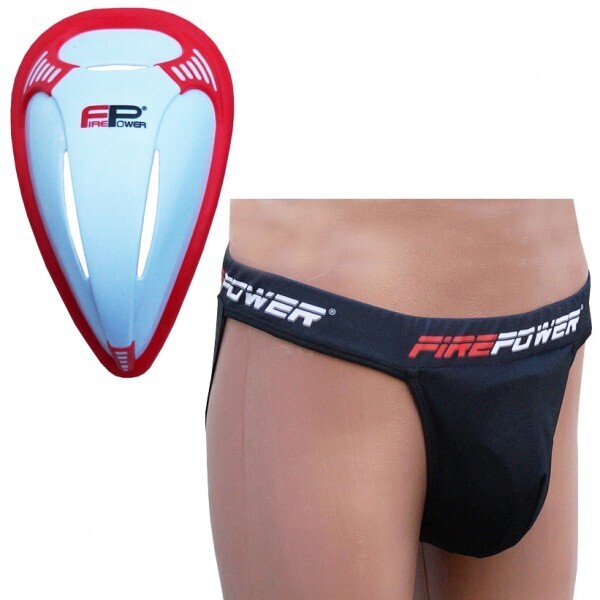 

Защита паха (Ракушка) FirePower Full protection (FP-3560-V) - красная, XXL
