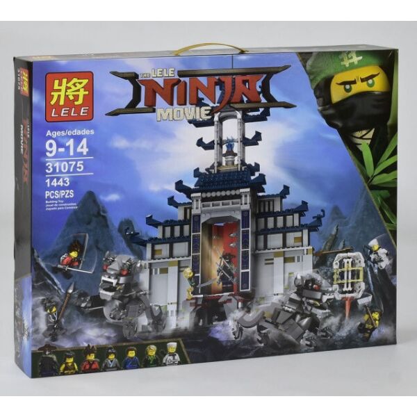 

Конструктор LELE Ninja 31075 Храм Последнего великого оружия, 1443 дет (Ниндзя)