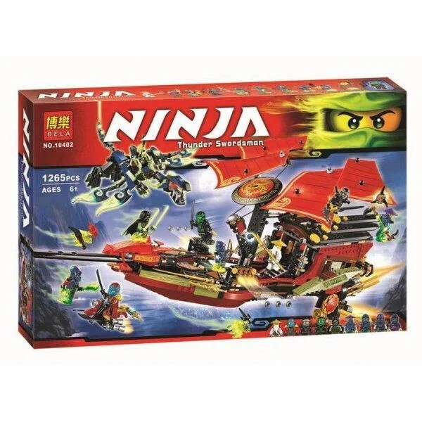 

Конструктор Bela Ninja Летающий корабль Дар Судьбы Решающая битва