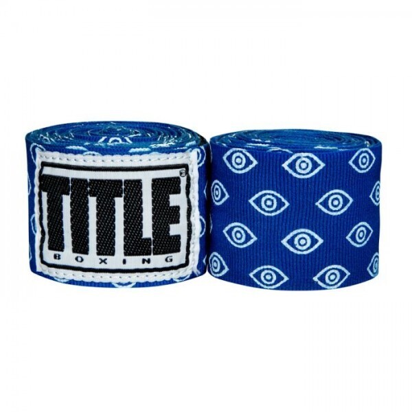 

Бинты боксерские эластичные Title Boxing Print Mexican Evil Eye, 2 шт. по 4,5 м