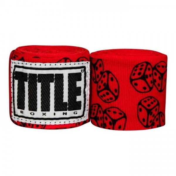 

Бинты боксерские эластичные Title Boxing Print Mexican Stile Dice, 2 шт. по 4,5 м