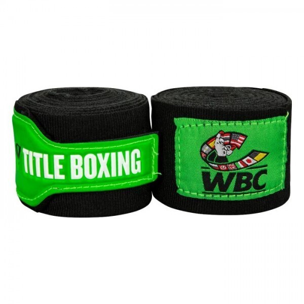 

Бинты боксерские эластичные Title Boxing WBC Черные, 2 шт. по 4,5 м