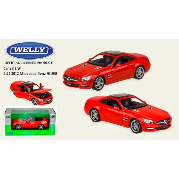 

Машинка детская игрушечная WELLY MERCEDES-BENZ SL500