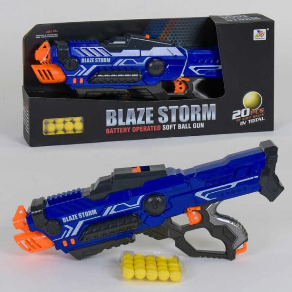 

Игрушечный автомат Blaze Storm с мягкими пульками
