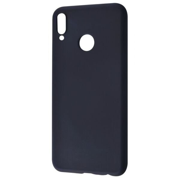 

Чехол Silicone Case Full Microfiber без логотипа для Honor 8X Black