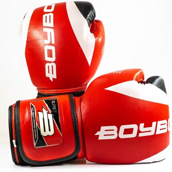 

Перчатки боксерские BoyBo Elite кожа, красный SF3-33-10 10 Oz