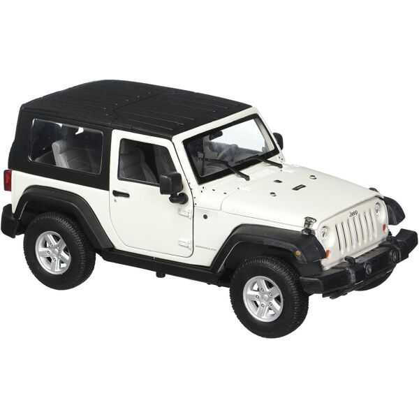 

Машинка детская игрушечная WELLY JEEP WRANGLER RUBICON белая