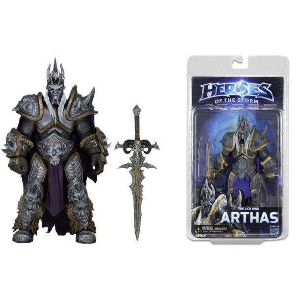 

Детская игровая коллекционная фигурка Король-Лич Артас Герои бури Lich King Arthas Heroes of the Storm Neca