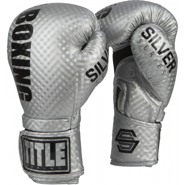 

Перчатки боксерские TITLE Boxing Silver Series Stimulate (FP-6447-V), 14 oz